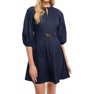 NEW SHOSHANNA kiersten dress in navy